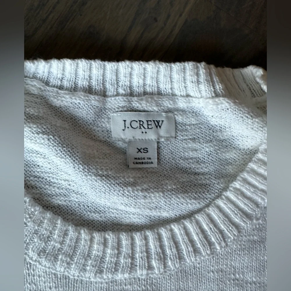 J. Crew White Sweater